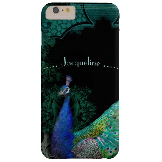 Coques Case-Mate iPhone Elégant Peacock w Scrolls Concepteur personnalisé (Dos)