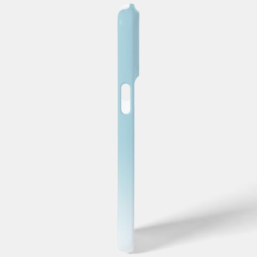 Coques Case-Mate iPhone Elégant personnalisé Aqua bleu océan Monogramme (Verso / Droite)