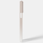 Coques Case-Mate iPhone Élégant personnalisé Monogramme crème Beige Neutre (Verso / Droite)