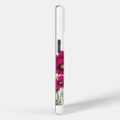 Coques Case-Mate iPhone Elegant Pink Floral Gold Circle Phone Case (Verso / Droite)