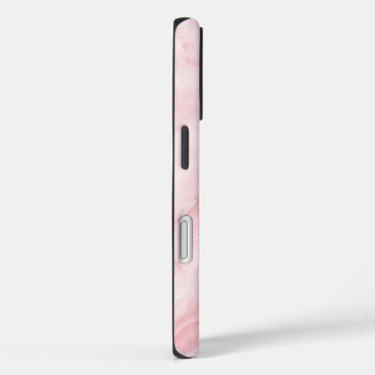 Coques Case-Mate iPhone Elegant Pink Marble Personalized  (Verso / Droite)
