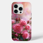 Coques Case-Mate iPhone Elegant Pink Roses Phone Case (Verso)