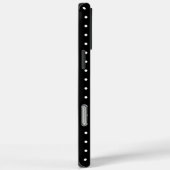 Coques Case-Mate iPhone Élégant point Polka blanc et noir initial 12 Pro M (Verso / Droite)