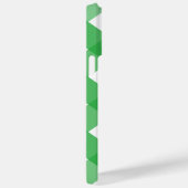 Coques Case-Mate iPhone Élégant Preppy moderne vert Plaid Check Monogramme (Verso / Droite)