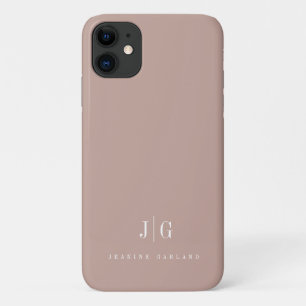 Case-Mate iPhone Case Élégant professionnel simple Monogramme minimali