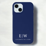 Coque Pour iPhone 15 Élégant professionnel simple Monogramme minimalist<br><div class="desc">Découvrez notre Elegant Professional Simple Monogram Minimalist Collection : Elevez votre style avec une sophistication intemporelle et une élégance sobre. Réalisée avec une attention minutieuse aux détails, cette collection présente des designs minimalistes ornés de votre monogramme personnalisé. Chaque pièce respire le professionnalisme et le raffinement, parfait pour faire une impression...</div>