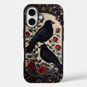 Coques iPhone 16 Élégant Ravin Gothique Avec Rose