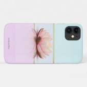 Coques Case-Mate iPhone Élégant rayé moderne, lotus ombré (Dos (Horizontal))