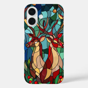 Coques iPhone 16 Élégant Rinder en Verre Trait Festif