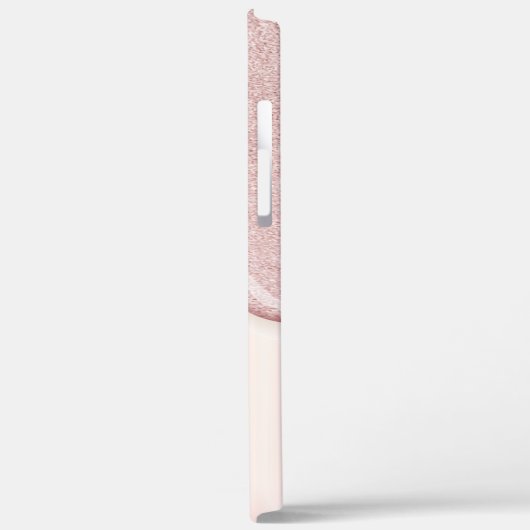 Coques Case-Mate iPhone Élégant Rose Cool Gold Parties scintillant Drives (Verso / Gauche)