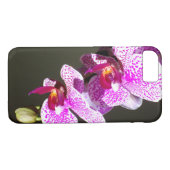 Coques Case-Mate iPhone Élégant rose fleurs tropicales orchidées (Dos (Horizontal))