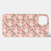 Coques Case-Mate iPhone Élégant rose froral (Verso (horizontal))