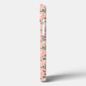 Coques Case-Mate iPhone Élégant rose froral (Verso / Gauche)