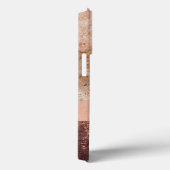 Coques Case-Mate iPhone Élégant Rose Gold Marble Agate Script Coque-Mate i (Verso / Droite)