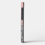 Coques Case-Mate iPhone Élégant Rose Gold Parties scintillant Empreinte de (Verso / Gauche)