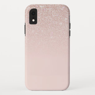 Case-Mate iPhone Case Elégant Rose Gold Pink Parties scintillant Ombre