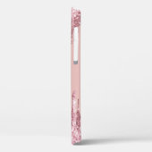 Coques Case-Mate iPhone Élégant rose rose rose or parties scintillant gout (Verso / Gauche)