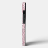 Coques Case-Mate iPhone Elégant rose vif abstrait tendance parties scintil (Verso / Gauche)