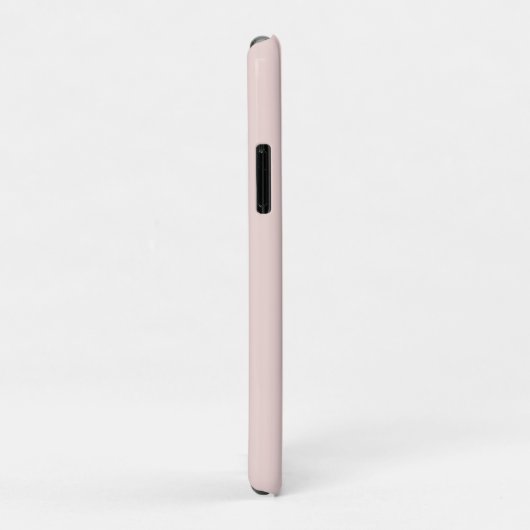 Coques Case-Mate iPhone Élégant rose vif monogramme personnalisé initiales (Dos/Droite)