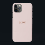 Case-Mate iPhone Case Élégant rose vif monogramme personnalisé initiales<br><div class="desc">Élégant nom personnalisé monogramme initials rose vif coque iphone couleur uni. Un design minimaliste, simple, moderne et élégant. Rose Dusty personnalisable texte serif sur un arrière - plan couleur uni rose vif.</div>