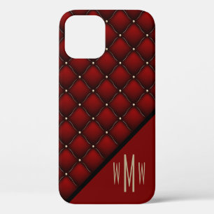 Case-Mate iPhone Case Elégant Rouge Black Gold Studios Quilly Motif Imp