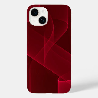 Coque Pour iPhone 14 Élégant ruban rouge Abstrait