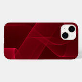 Coques Case-Mate iPhone Élégant ruban rouge Abstrait (Verso (horizontal))