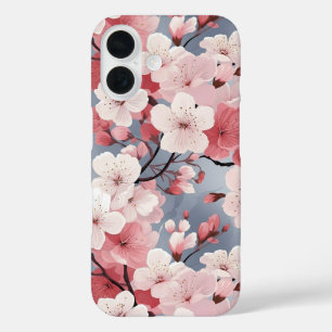 Coques iPhone 16 Élégant Sakura Floral japonais