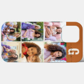 Coques Case-Mate iPhone Élégant Script Monogramme 6 Photo Golden Brown (Verso (horizontal))
