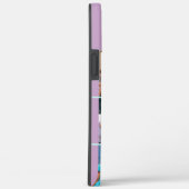 Coques Case-Mate iPhone Élégant Script Monogramme 6 Photo Lilac et Mint (Verso / Droite)