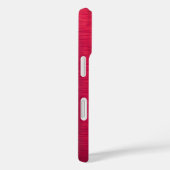 Coques Case-Mate iPhone Élégant Script Monogramme Magenta Metallic (Verso / Droite)