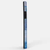 Coques Case-Mate iPhone Elégant Seahorse Blue Ocean Waves (Dos/Droite)