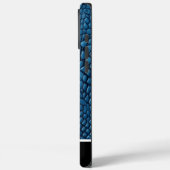 Coques Case-Mate iPhone Élégant serpent bleu, art de la nature (Verso / Gauche)