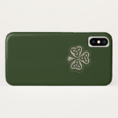 Coques Case-Mate iPhone Elégant shamrock irlandais à la mode (Dos (Horizontal))