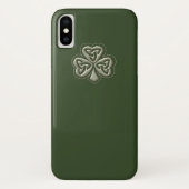 Coques Case-Mate iPhone Elégant shamrock irlandais à la mode (Dos)