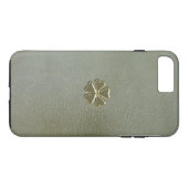 Coques Case-Mate iPhone Elégant Shamrock St.Patrick`s Day, Cuir vert (Dos (Horizontal))