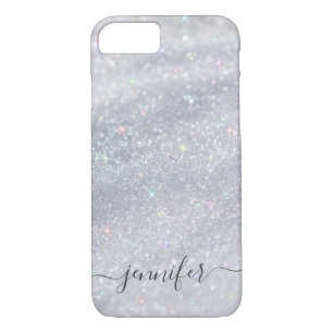 Case-Mate iPhone Case Elegant Silver Glitter