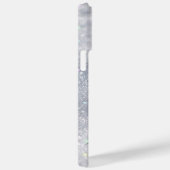 Coques Case-Mate iPhone Elegant Silver Glitter (Verso / Droite)