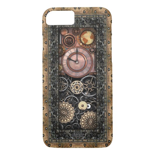 Coques Case-Mate iPhone Elégant Steampunk (Dos)