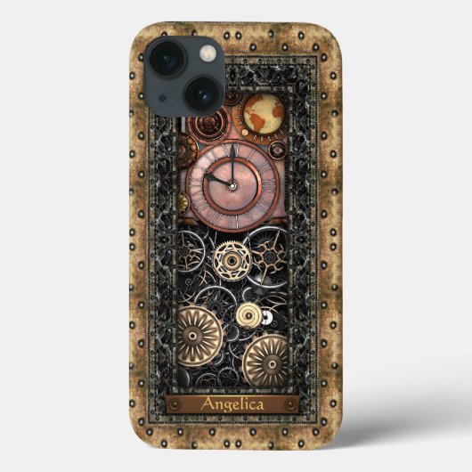Coques Case-Mate iPhone Elégant Steampunk personnalisable (Verso)