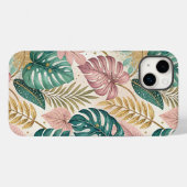 Coques Case-Mate iPhone Elegant Tropical Monsteras Boho (Verso (horizontal))