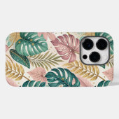 Coques Case-Mate iPhone Elegant Tropical Monsteras Boho (Verso (horizontal))