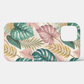 Coques Case-Mate iPhone Elegant Tropical Monsteras Boho (Verso (horizontal))