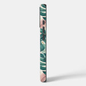 Coques Case-Mate iPhone Elegant Tropical Monsteras Gold (Verso / Gauche)