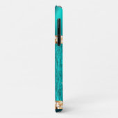 Coques Case-Mate iPhone Elégant Turquoise tendance (Dos/Gauche)