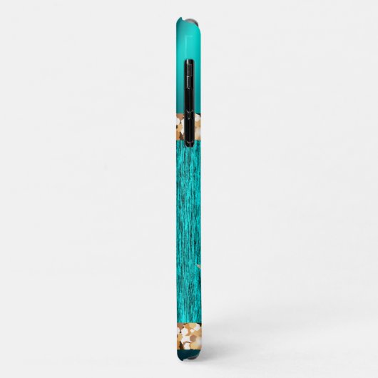Coques Case-Mate iPhone Elégant Turquoise tendance (Dos/Gauche)