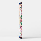 COQUES Case-Mate iPhone ÉLÉGANT VERT BLEU ROSE ROUGE ROUGE IMAGINAIRE FLOR (Verso / Droite)