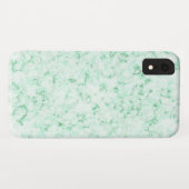 Coques Case-Mate iPhone Elégant Vert et Marbre blanc (Dos (Horizontal))