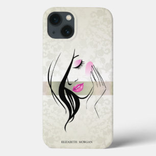 Case-Mate iPhone Case Élégant Vintage, Chic, Dentelle, Silhouette de Fil