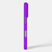 Coques Case-Mate iPhone Élégant violet solide (Verso / Droite)